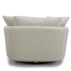 Mor Furniture Boomer Swivel Chair In Dove