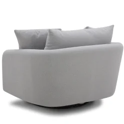 Mor Furniture Boomer Swivel Chair In Dove