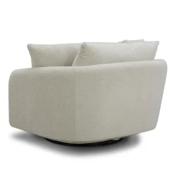 Mor Furniture Boomer Swivel Chair In Dove