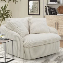 Mor Furniture Boomer Swivel Chair In Dove