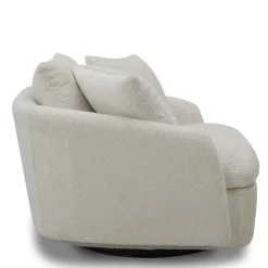 Mor Furniture Boomer Swivel Chair In Dove