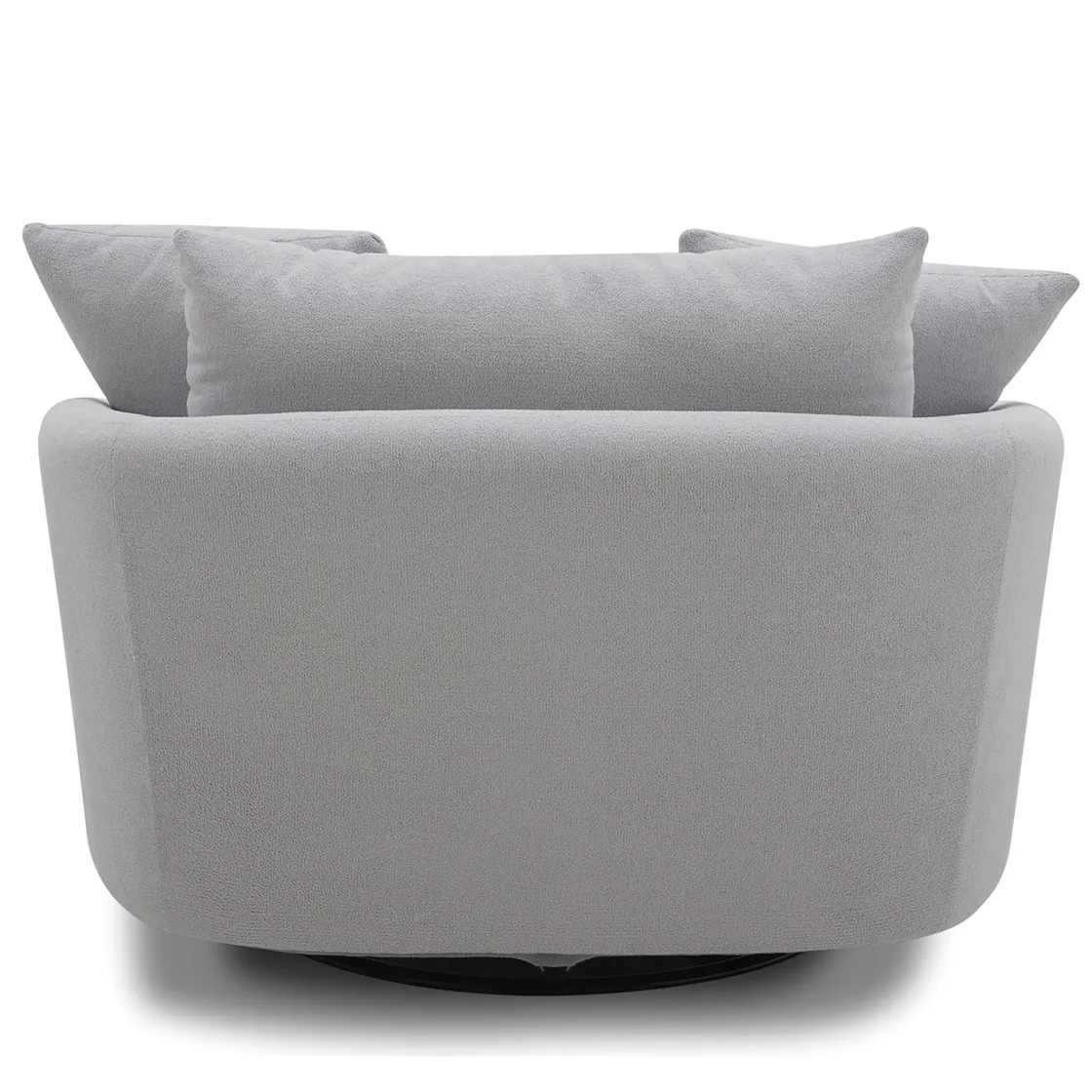 Mor Furniture Boomer Swivel Chair In Dove