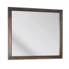 Mor Furniture Boracay Mirror In Wild Oats Brown