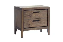 Mor Furniture Boracay Panel Bed W/ Storage, Dresser, Mirror & Nightstand In Wild Oats Brown, Queen