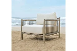 Mor Furniture Borneo Outdoor Lounge Chair In Brown