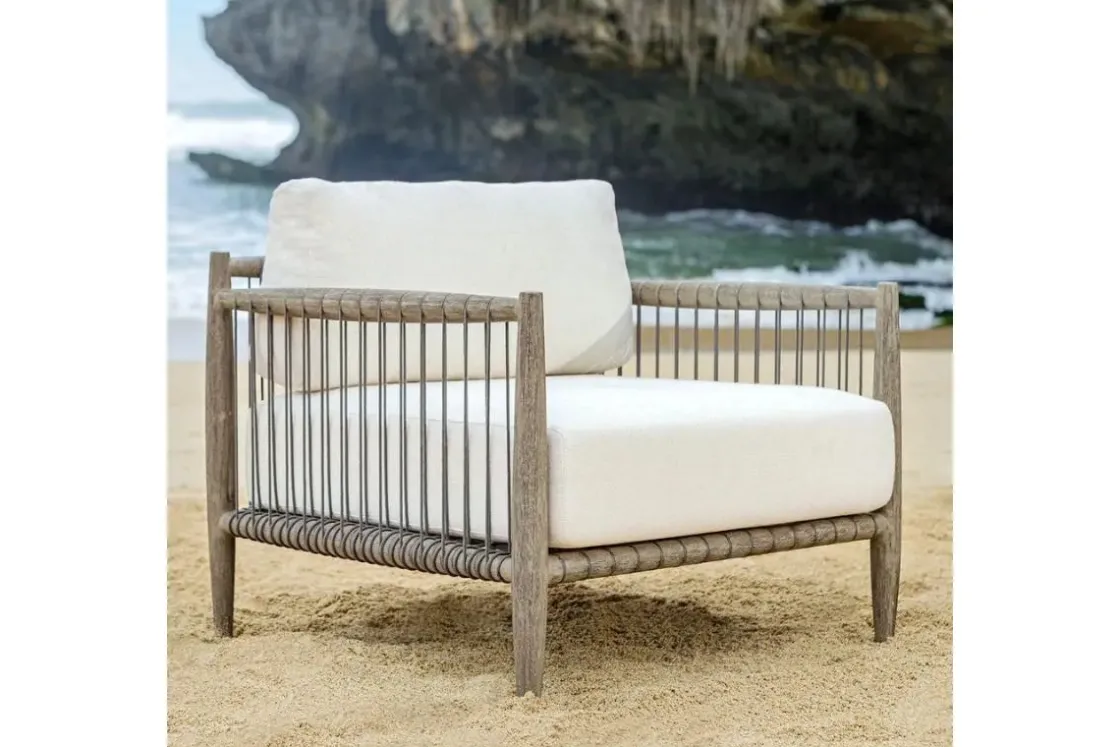 Mor Furniture Borneo Outdoor Lounge Chair In Brown