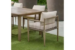 Mor Furniture Borneo Outdoor Side Chair In Brown