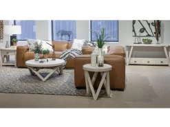 Mor Furniture Bostwick Coffee Table In Coconut Cream