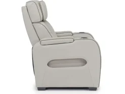 Mor Furniture Boyington 2 Power Recliner In Gray Leather