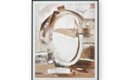 Mor Furniture Bradlow Abstract Wall Art In Brown/White/Black