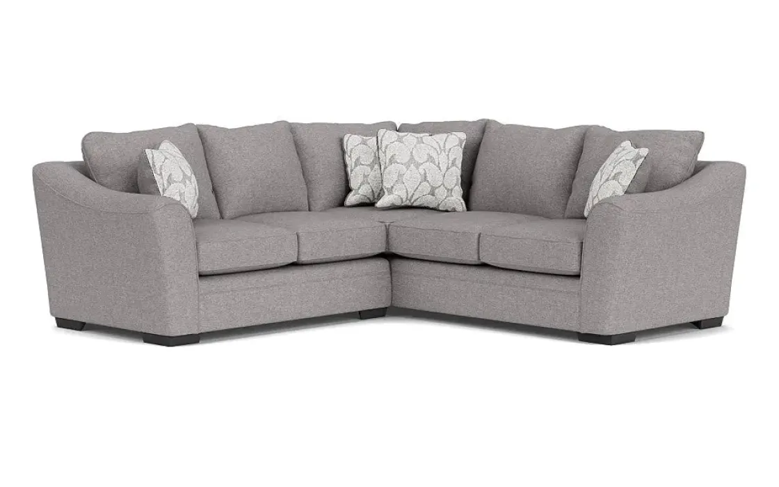 Mor Furniture Brazil Crypton Performance Tux Loveseat Sectional In Custom, Right Facing
