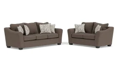 Mor Furniture Brazil Crypton Performance Sofa & Loveseat In Custom