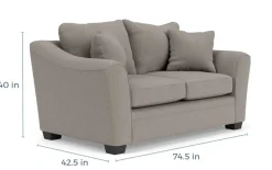 Mor Furniture Brazil Loveseat - Custom Order