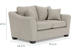 Mor Furniture Brazil Loveseat In