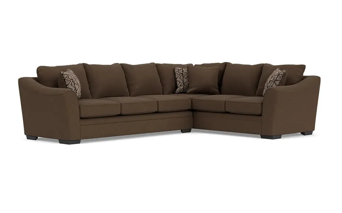 Mor Furniture Brazil Tux Sofa Sectional, Left Facing - Custom Order