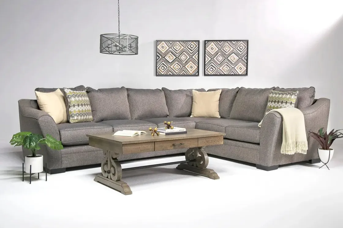 Mor Furniture Brazil Tux Sofa Sectional, Left Facing - Custom Order