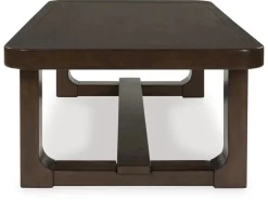 Mor Furniture Breckington Coffee Table In Dark Brown