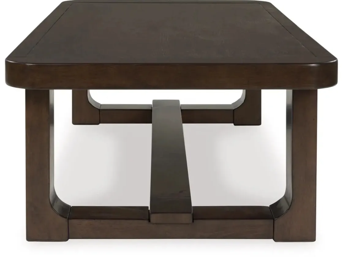 Mor Furniture Breckington Coffee Table In Dark Brown