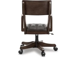 Mor Furniture Breckington Desk Chair In Dark Brown