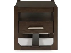 Mor Furniture Breckington End Table In Dark Brown
