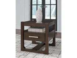 Mor Furniture Breckington End Table In Dark Brown