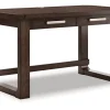 Mor Furniture Breckington Office Desk In Dark Brown