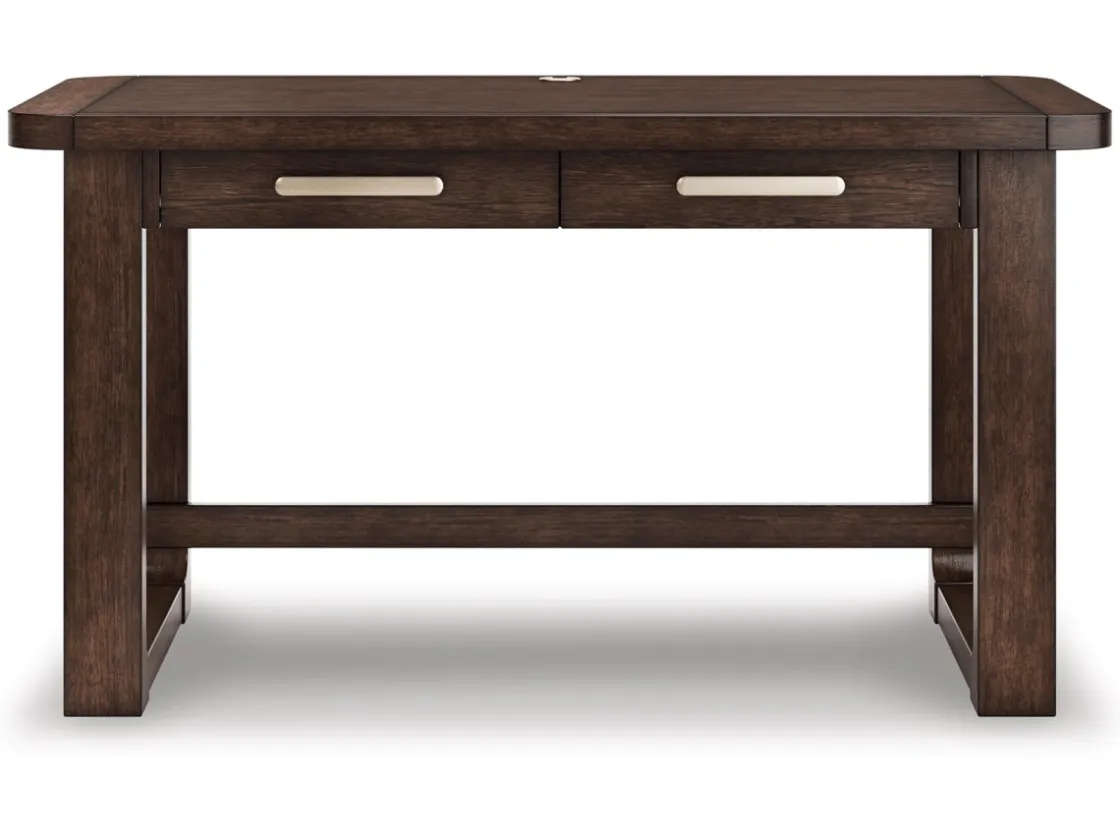 Mor Furniture Breckington Office Desk In Dark Brown