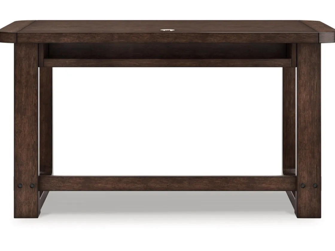 Mor Furniture Breckington Office Desk In Dark Brown