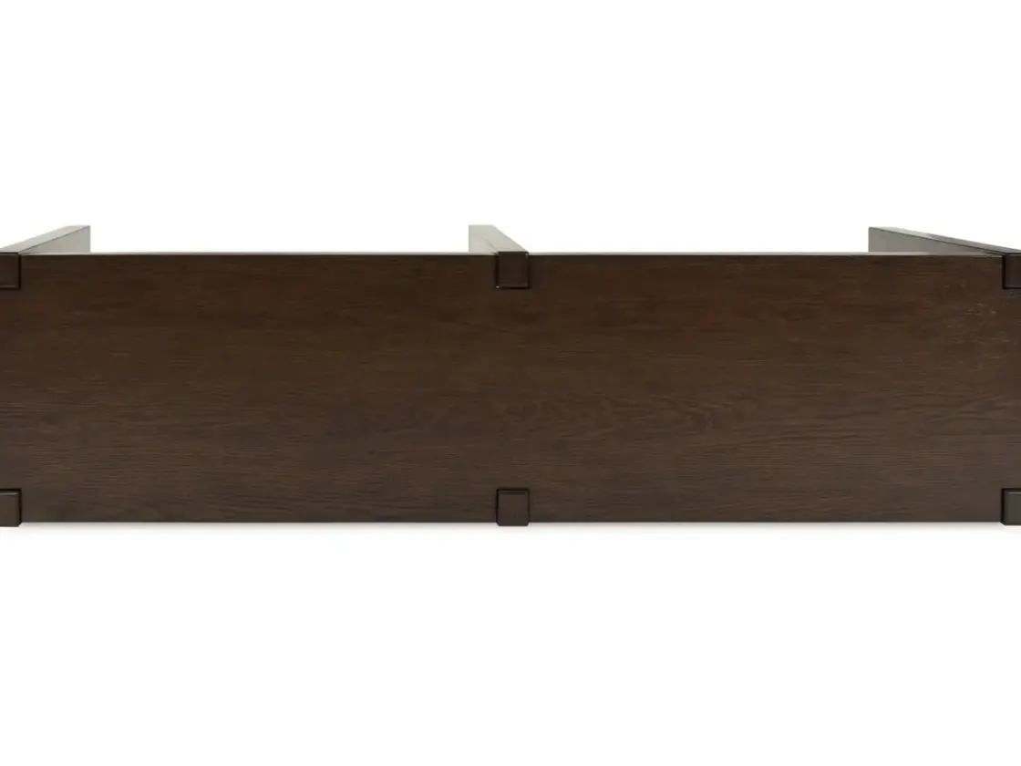 Mor Furniture Breckington Sofa Table In Dark Brown