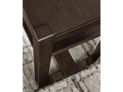 Mor Furniture Breckington Sofa Table In Dark Brown