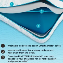 Mor Furniture Breeze Prohi 2.0 Pillow, Queen