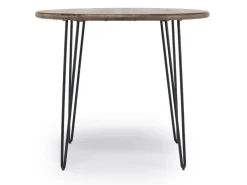 Mor Furniture Brennan Round Counter Height Dining Table & 4 Stools In James Mocha