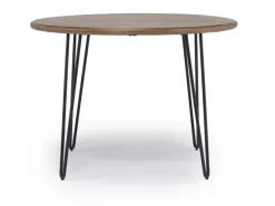 Mor Furniture Brennan Round Dining Table In Golden Brown