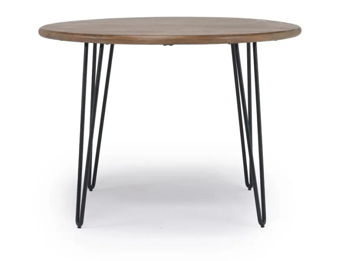 Mor Furniture Brennan Round Dining Table In Golden Brown