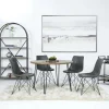 Mor Furniture Brennan Round Dining Table & 4 Chairs In Theo Slate