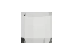 Mor Furniture Brentley Candleholders In Clear Crystal Silver, Set Of 2