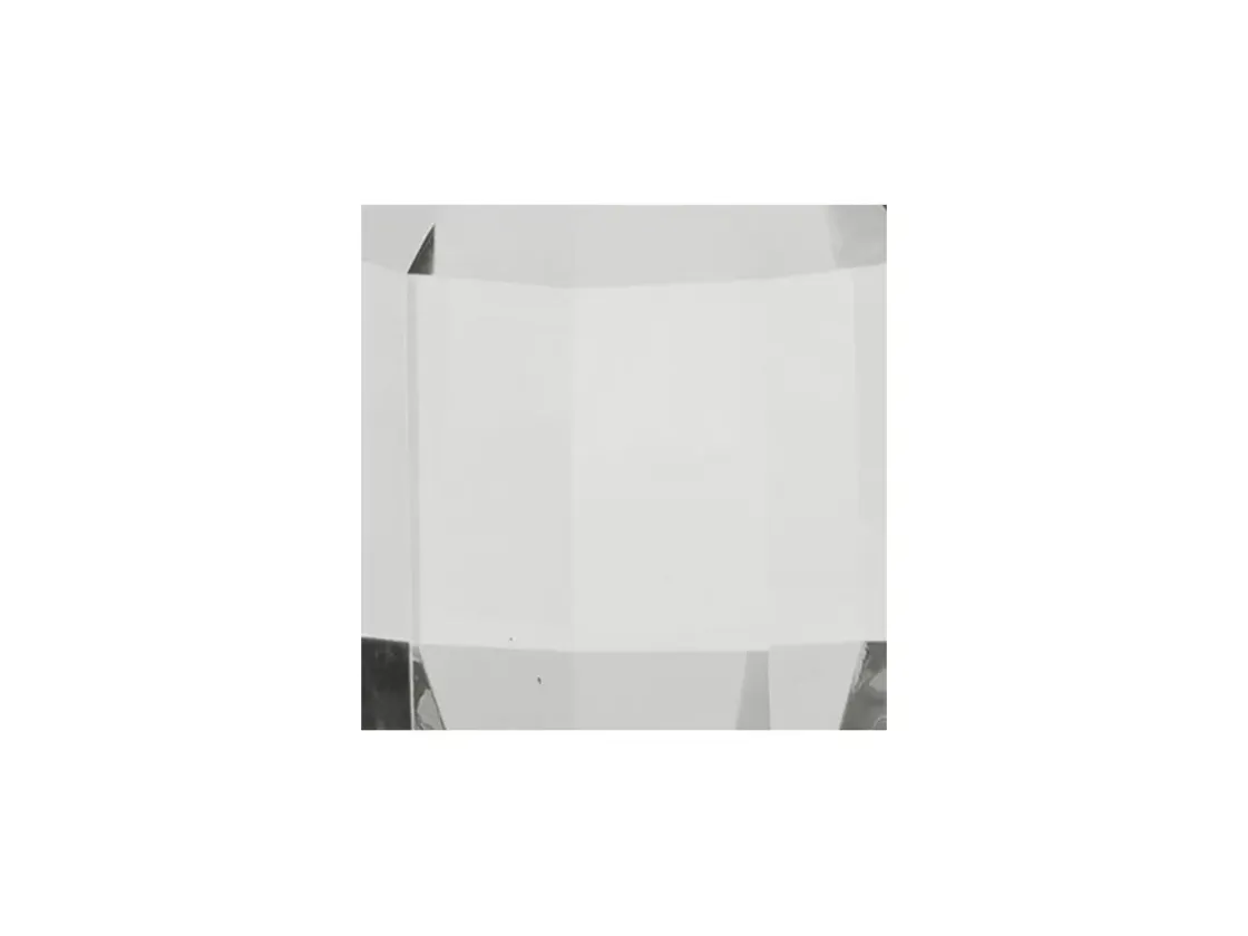 Mor Furniture Brentley Candleholders In Clear Crystal Silver, Set Of 2