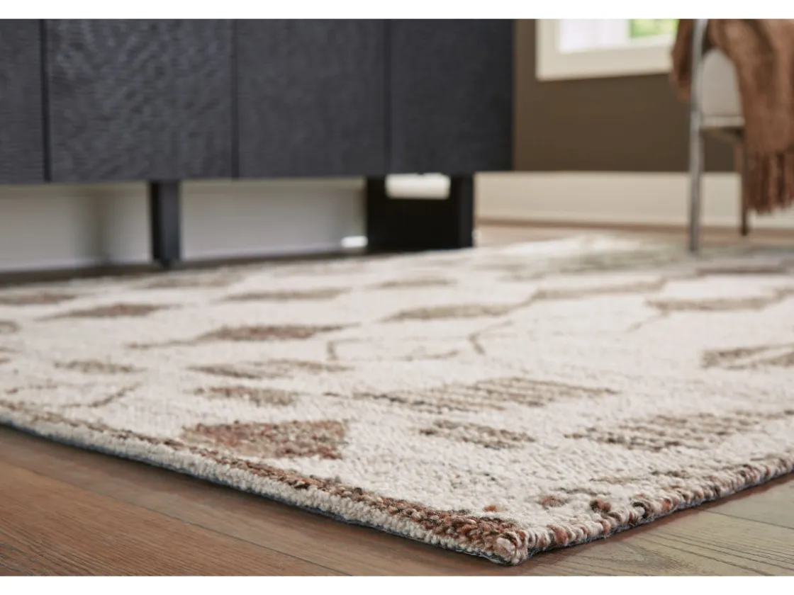 Mor Furniture Brettler Rug In Beige/Brown, 5x7