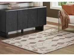 Mor Furniture Brettler Rug In Beige/Brown, 5x7