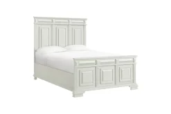 Mor Furniture Bridgestone Panel Bed In Antique White, Queen