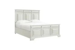 Mor Furniture Bridgestone Panel Bed In Antique White, Queen