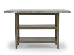 Mor Furniture Brighton Counter Height Dining Table & 6 Stools In Gray