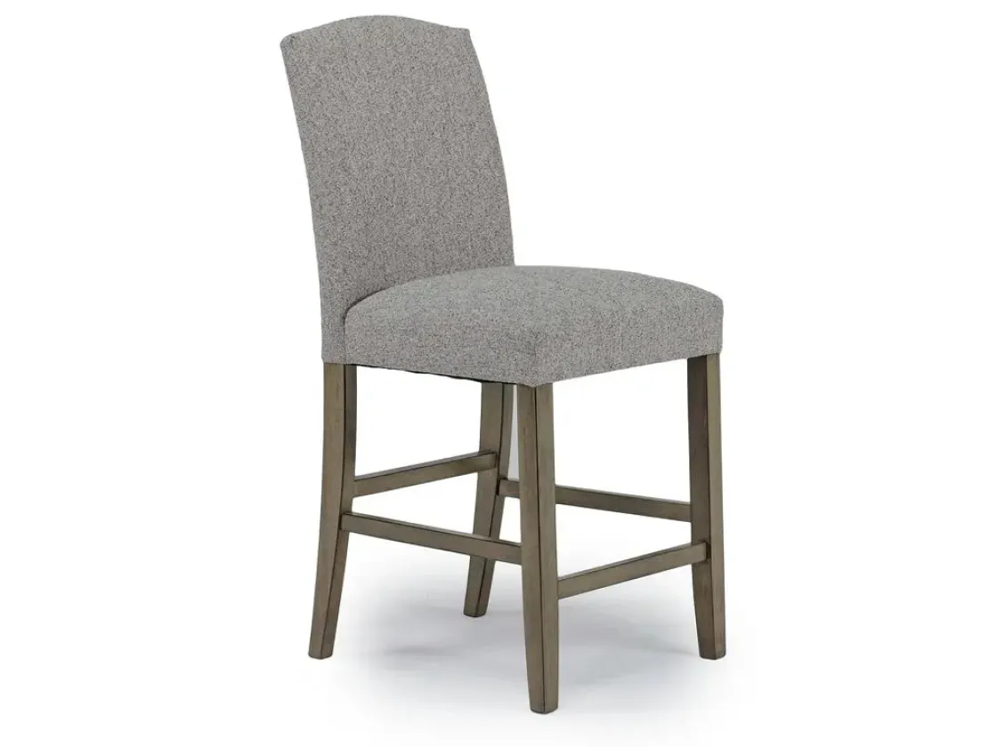 Mor Furniture Brighton Counter Height Dining Table & 6 Stools In Gray