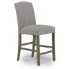 Mor Furniture Brighton Counter Height Stool In Light Gray/Light Brown