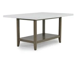 Mor Furniture Brighton Dining Table & 4 Chairs In Gray