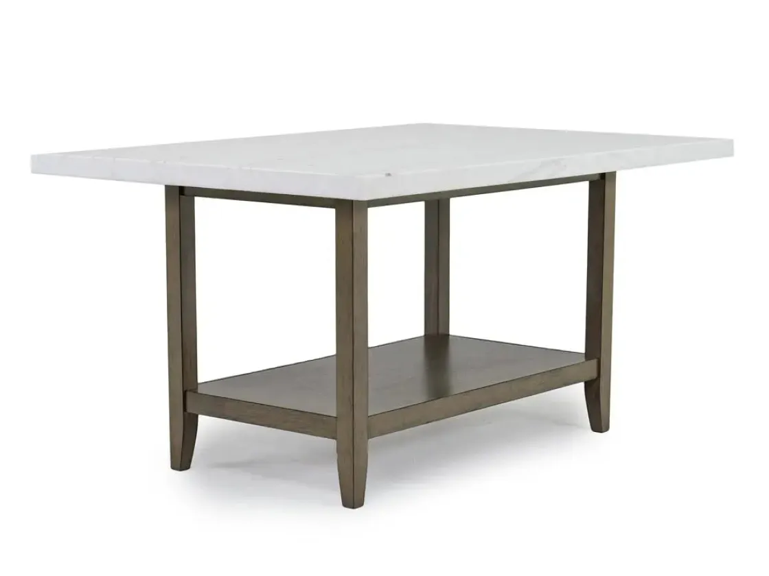 Mor Furniture Brighton Dining Table In Gray