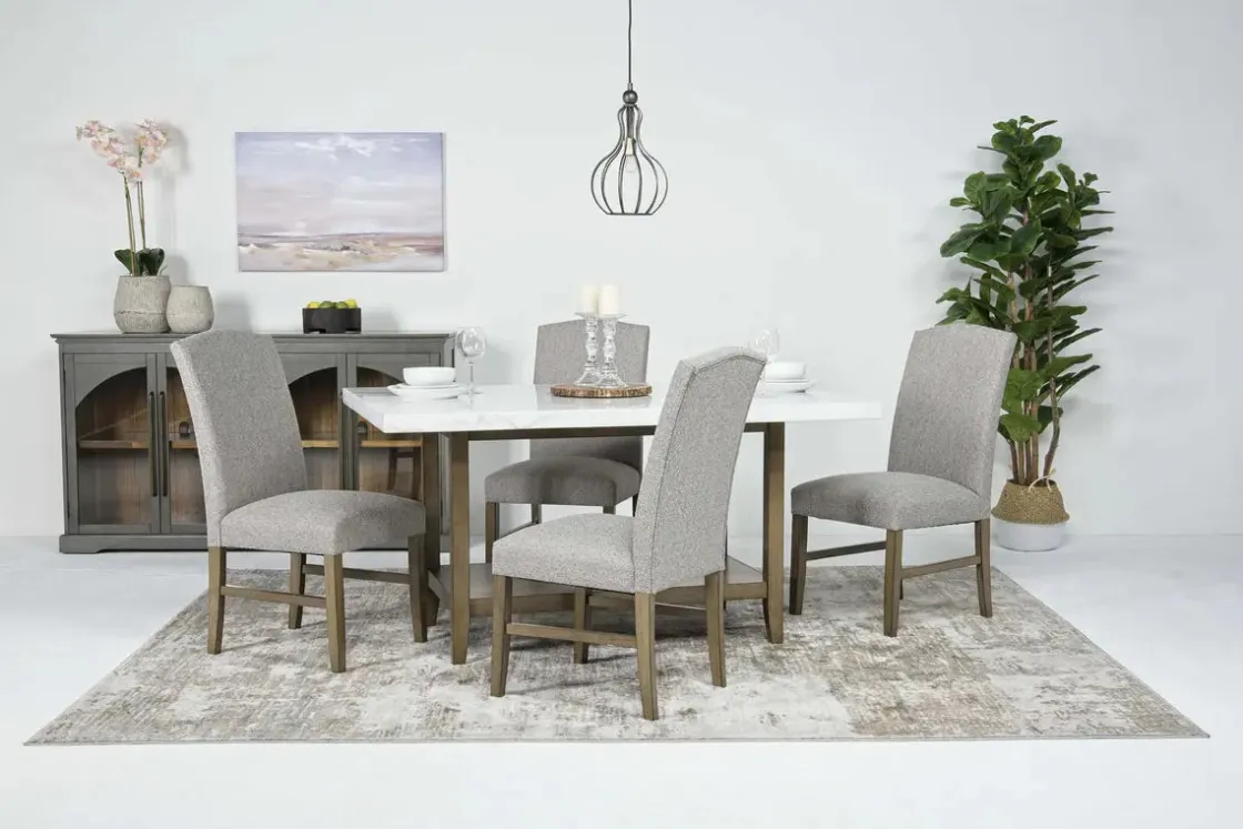 Mor Furniture Brighton Dining Table In Gray