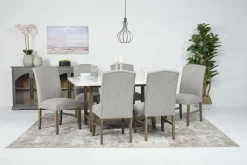 Mor Furniture Brighton Side Chair In Light Gray/Light Brown
