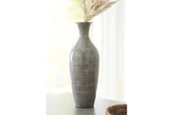 Mor Furniture Brockwich Small Vase In Antique Gray
