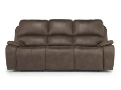 Mor Furniture Brookings 2 Power Sofa In Charcoal Gray